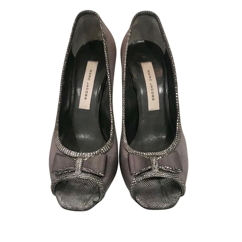 Marc Jacobs Peep Toe Pump with Bow